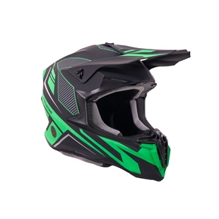 Barne ATV- og Crosserhjelm – Grønn