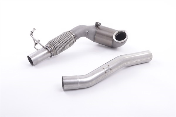 Milltek Downpipe Skoda Octavia vRS 2.0 TSI 245PS Hatch & Estate (manual and DSG-auto, Non-OPF/GPF & Post Facelift) 2018 to 2019