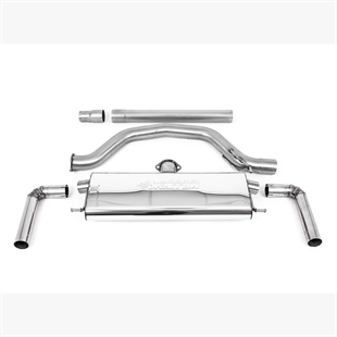 Milltek 80mm OPF/GPF Bakre Eksosanlegg med Titanium GT-115 Endestusser VW Golf Mk8 GTi