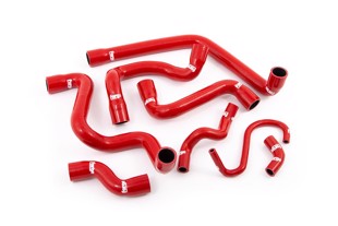 Forge Motorsport Silicone Coolant Hoses For Mini Cooper S Turbo With Hose Clamp Kit - Red