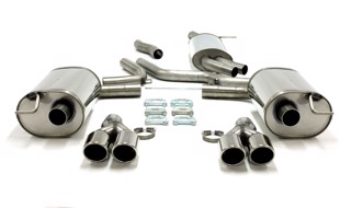 TA-Technix Duplex Catback system i rustfritt stål Audi A6 C6