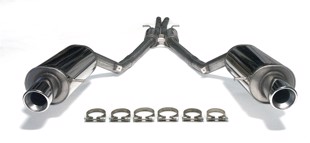 TA-Technix Duplex Catback system i rustfritt stål Audi A6 C6