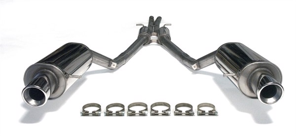 TA-Technix Duplex Catback system i rustfritt stål Audi A6 C6
