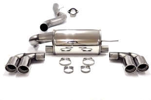 TA-Technix Duplex Catback system i rustfritt stål BMW 1-Serie E82