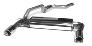 TA-Technix Duplex Catback system i rustfritt stål Ford Focus II