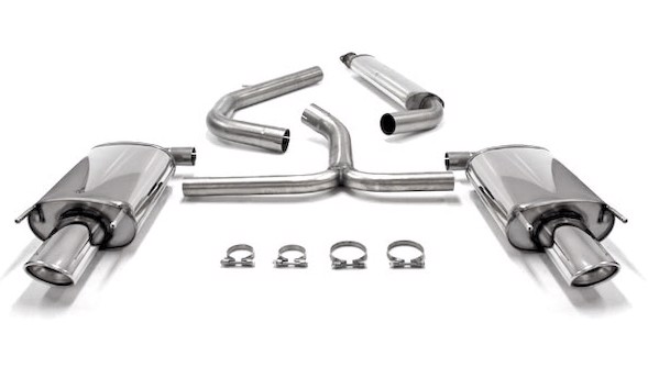 TA-Technix Duplex Catback system i rustfritt stål Opel Insignia A
