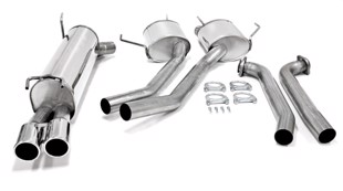 TA-Technix Catback system i rustfrit stål Opel Omega B