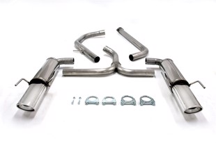 TA-Technix Duplex Catback system i rustfritt stål Opel Insignia A