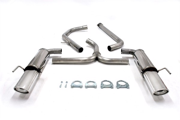 TA-Technix Duplex Catback system i rustfritt stål Opel Insignia A