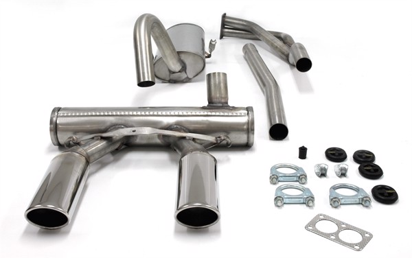 TA-Technix Duplex Catback system i rustfritt stål Opel GT Coupe