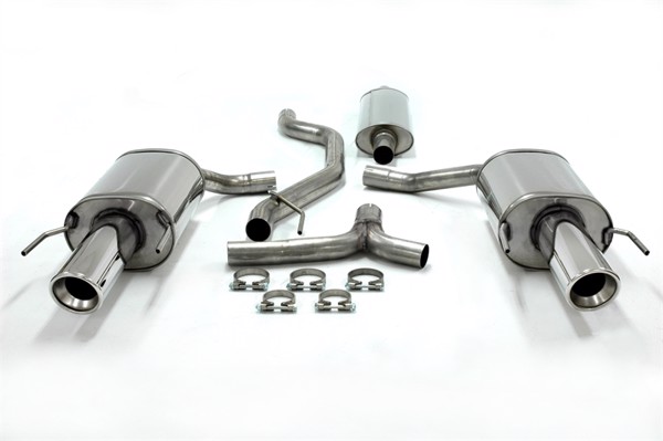 TA-Technix Duplex Catback system i rustfritt stål Saab 9-3