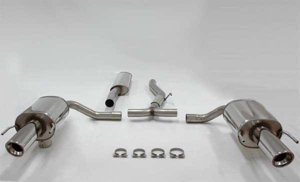 TA-Technix Duplex Catback system i rustfritt stål Saab 9-3