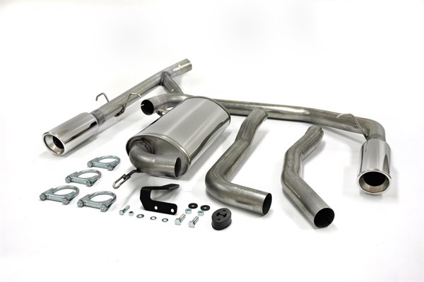 TA-Technix Duplex Catback system i rustfritt stål Volvo V70 I