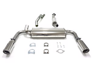 TA-Technix Duplex Catback system i rustfritt stål Volvo S40 II