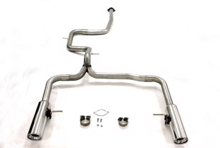TA-Technix Duplex Catback system i rustfritt stål Volvo V70 III
