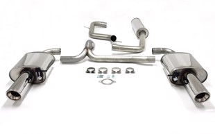 TA-Technix Duplex Catback system i rustfritt stål Volvo V70 III
