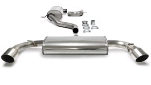 TA-Technix Duplex Catback system i rustfritt stål VW Golf 6