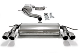 TA-Technix Duplex Catback system i rustfritt stål VW Golf 5