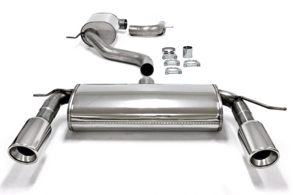 TA-Technix Duplex Catback system i rustfritt stål Audi A3 8P