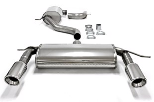 TA-Technix Duplex Catback system i rustfritt stål VW Golf 5