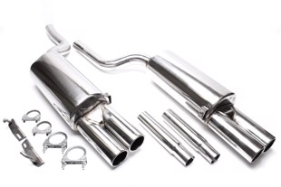 TA-Technix Catback system i rustfrit stål Audi A6 C5 4B