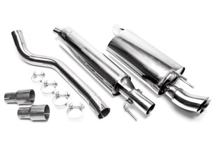 TA-Technix Catback system i rustfrit stål Opel Corsa B