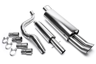 TA-Technix Catback system i rustfrit stål VW Golf 4