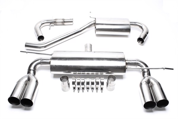 TA-Technix Duplex Catback system i rustfritt stål VW Golf 5 Plus