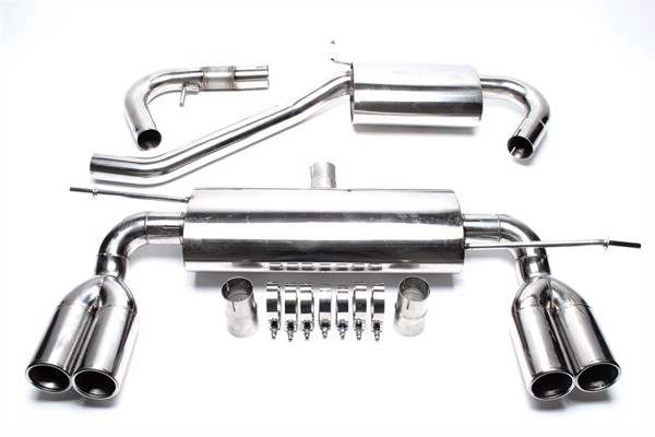 TA-Technix Duplex Catback system i rustfritt stål VW Golf 5 Plus
