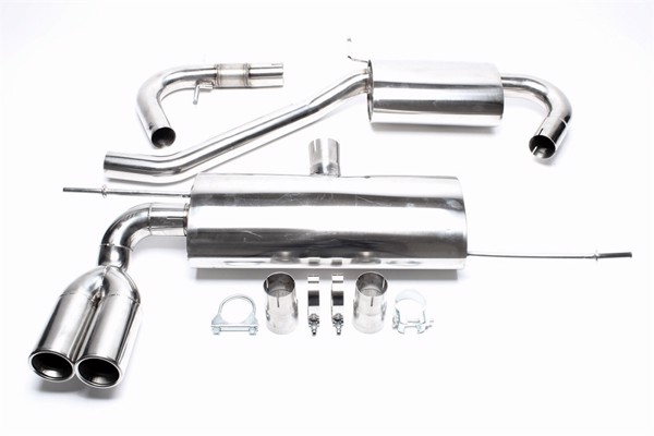 TA-Technix Catback system i rustfrit stål VW Golf 5