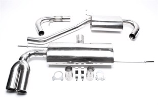 TA-Technix Catback system i rustfrit stål VW Golf 5