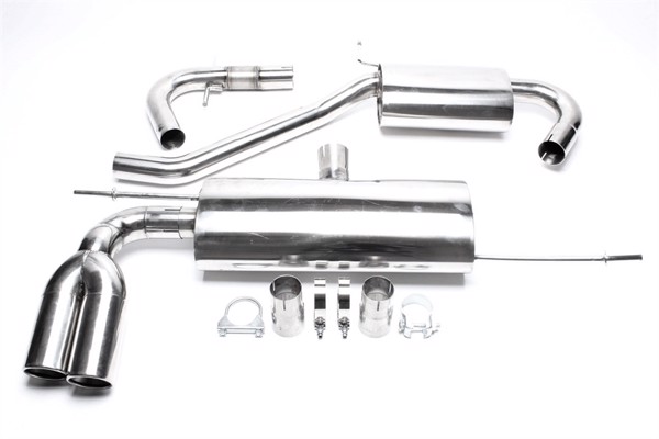 TA-Technix Catback system i rustfrit stål VW Golf 5