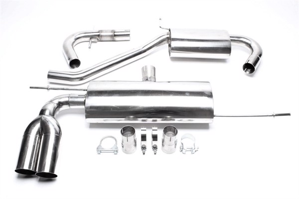 TA-Technix Catback system i rustfrit stål VW Golf 5