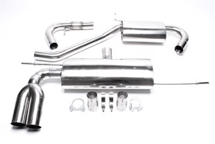 TA-Technix Catback system i rustfrit stål VW Golf 5 Plus