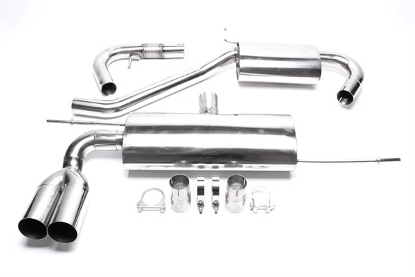TA-Technix Catback system i rustfrit stål VW Golf 5