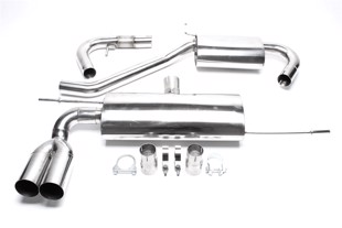 TA-Technix Catback system i rustfrit stål VW Golf 5 Plus