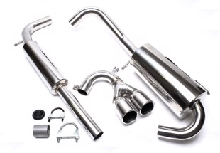 TA-Technix Catback system i rustfrit stål VW Lupo