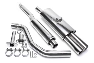 TA-Technix Catback system i rustfrit stål VW Polo 86C 