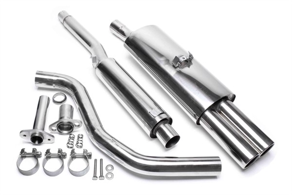 TA-Technix Catback system i rustfrit stål VW Polo 86C 