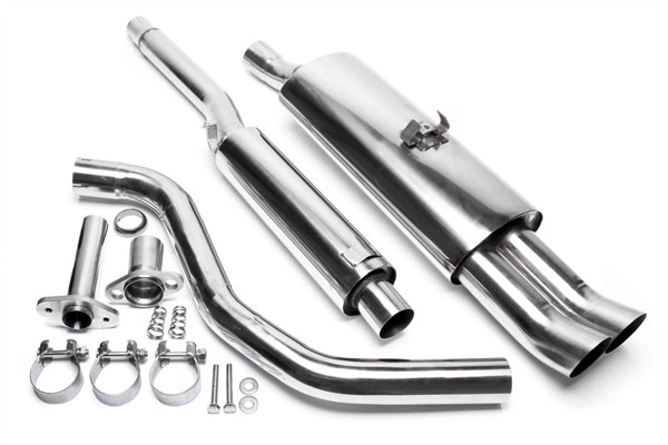 TA-Technix Catback system i rustfrit stål VW Polo 86C