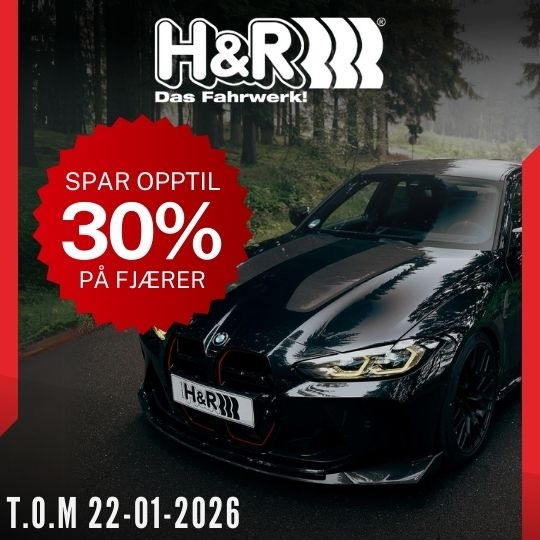 H&R tilbud spar opptil 30%