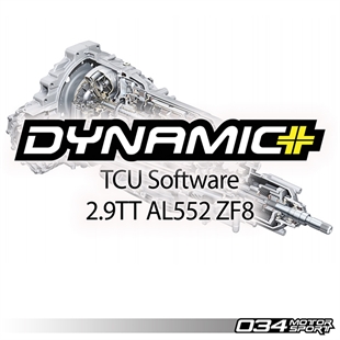 034 Motorsport Dynamic+ TCU Softwareoppgradering Til AL552 ZF8 girkasse, B9/B9.5 RS4/RS5 - ZF8 AL552, trinn 2 (B9/B9.5 2.9TT)