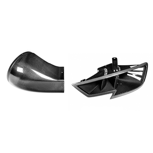 Eventuri Carbon Headlamp Race Ducts for Stage 3 intake Audi RS3