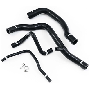 Forge Motorsport Silicone Coolant Hoses for R53 Model Mini Cooper S With Hose Clamp Kit - Black