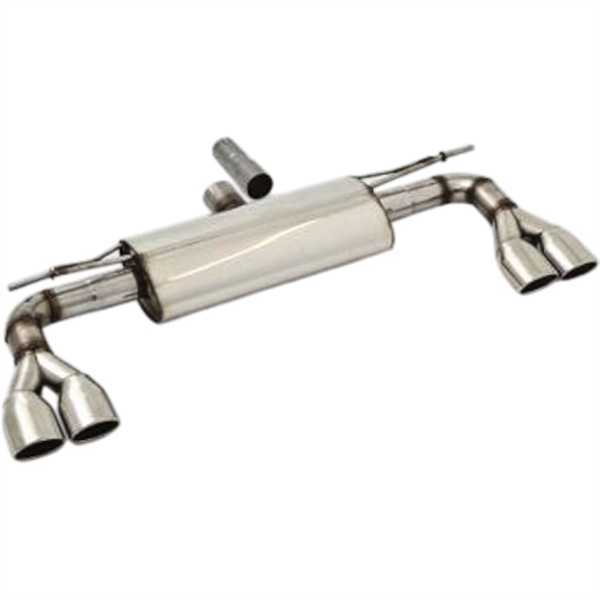 Friedrich Motorsport Duplex Sports Bakre Lyddemper Audi A3 8V Sportback Forhjulsdrift