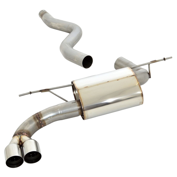 Friedrich Motorsport 76 mm Sportseksos I Rustfritt Stål Bakpotte BMW 3-serie F30 / F31