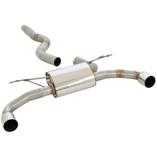 Friedrich Motorsport 76 mm Duplex Sport Bakpotte I Rustfritt Stål BMW 3-serie F30 / F31