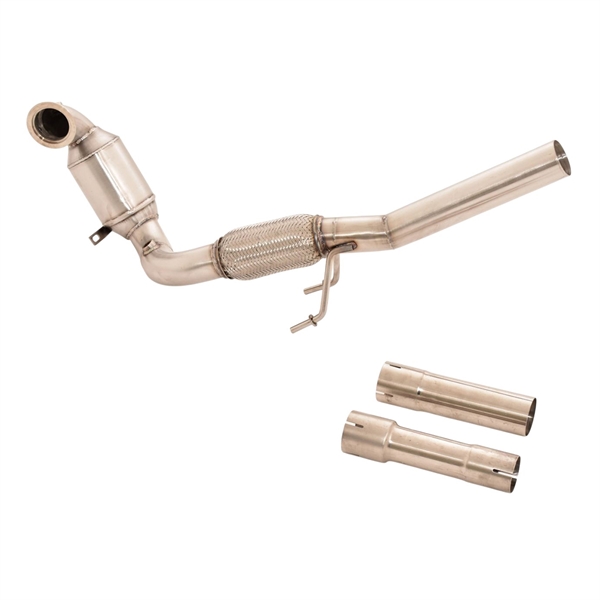 Friedrich Motorsport 63,5 mm Downpipe med Sportskatalysator i Rustfritt Stål