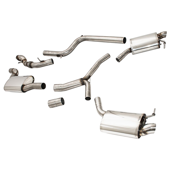 Friedrich Motorsport 76 mm Duplex Eksosanlegg til Audi A4 B9 (B8/8W) Forhjulsdrift