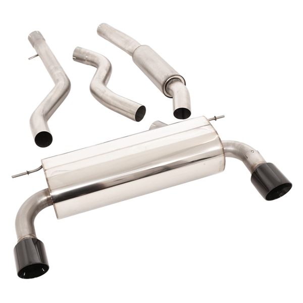 Friedrich Motorsport 76 mm Duplex-System I Rustfritt Stål